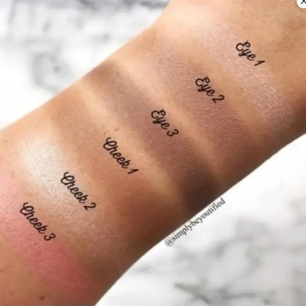 NEW EVER Bold Brave Cheek Blush Eye Eyeshadow Face Makeup Palette Clean Beauty